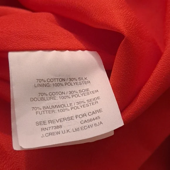 J Crew Factory "Little Red Dress" - Picture 5 of 5